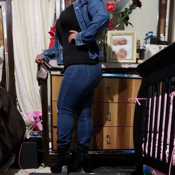 KUT  FROM THE KLOTH  JEANS SIDE 6 DISTRESSED - Picture 6 of 8